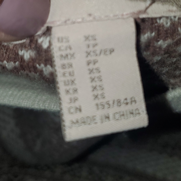 Tan Brown Striped Crew Neck Sweater - XS - Picture 7 of 9